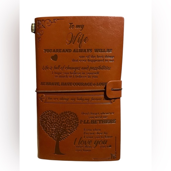 Faux Leather Sketchbook Journal *Size: approx.20x12cm/7.87x4.7…CHOOSE 1 journal - Picture 15 of 16